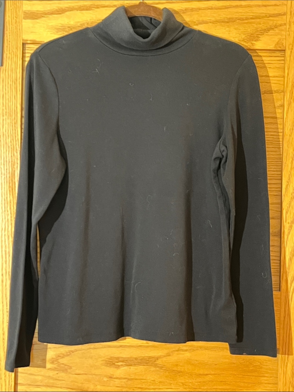 Cynthia Rowley Black Long-Sleeve Turtleneck Top